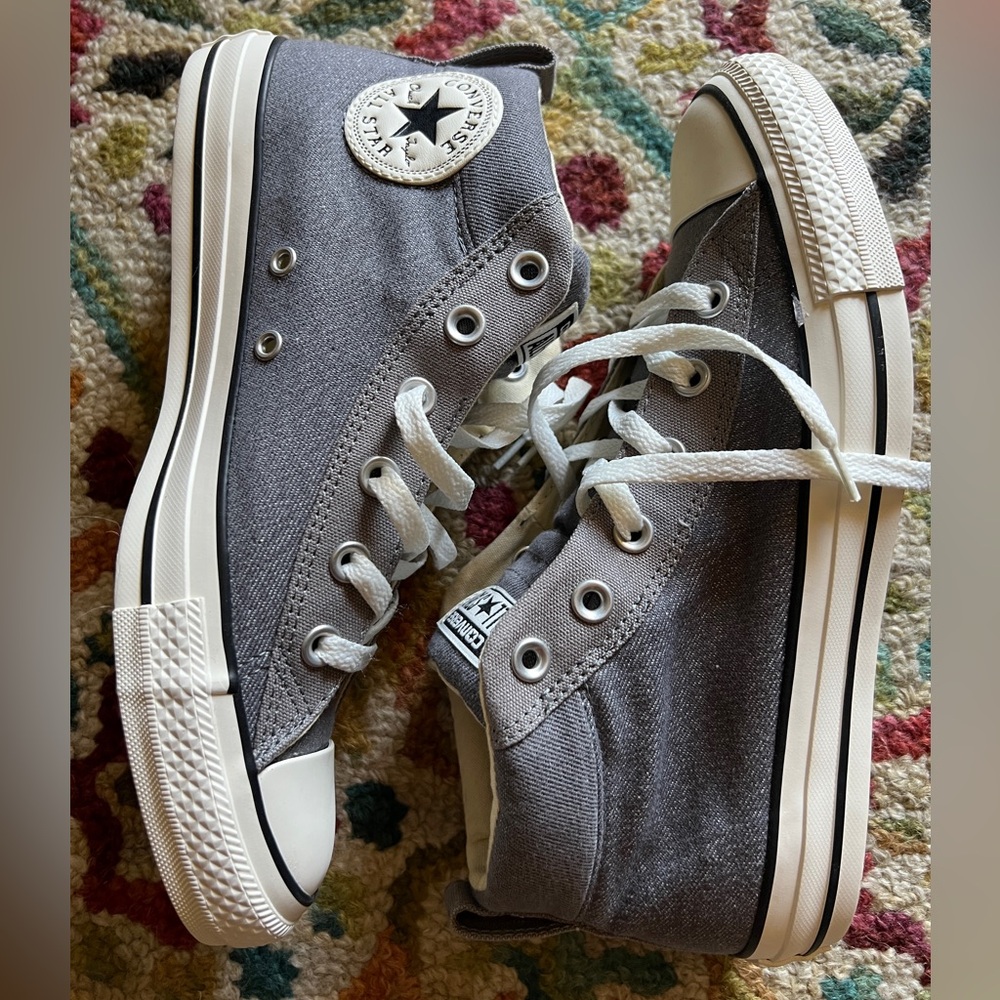 SOLD! Converse Gray High-Top Sneakers